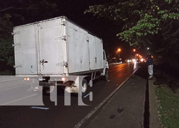 Foto: Un accidente de tránsito que casi termina en tragedia en la Carretera Masaya-Granada / TN8