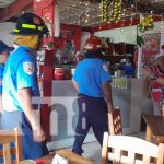 Foto: Inspección de bomberos en el Mercado Roger Deshon, Managua / TN8