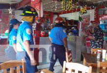 Foto: Inspección de bomberos en el Mercado Roger Deshon, Managua / TN8