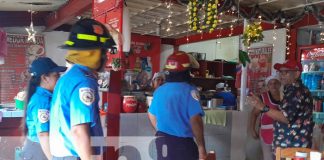 Foto: Inspección de bomberos en el Mercado Roger Deshon, Managua / TN8