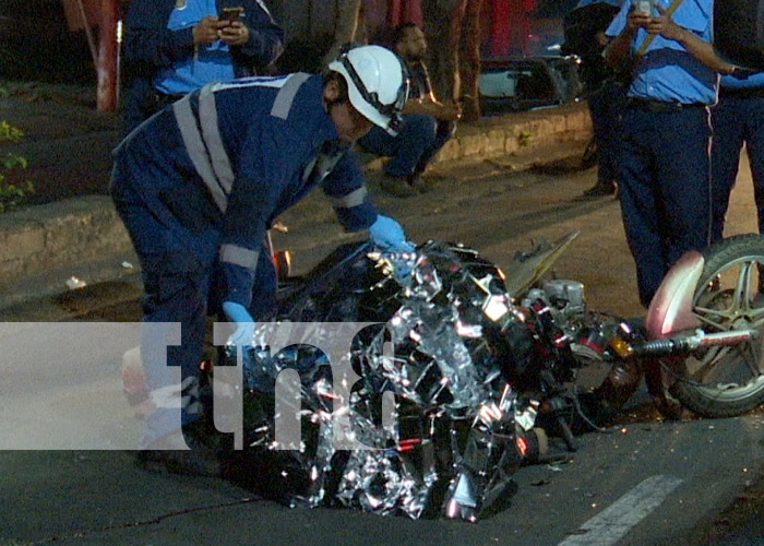 Foto: Mortal accidente de tránsito en Carretera a Masaya / TN8