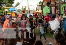 Foto: Festival Navideño en el parque del barrio Camilo Ortega, Managua / TN8