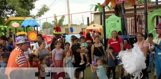 Foto: Festival Navideño en el parque del barrio Camilo Ortega, Managua / TN8