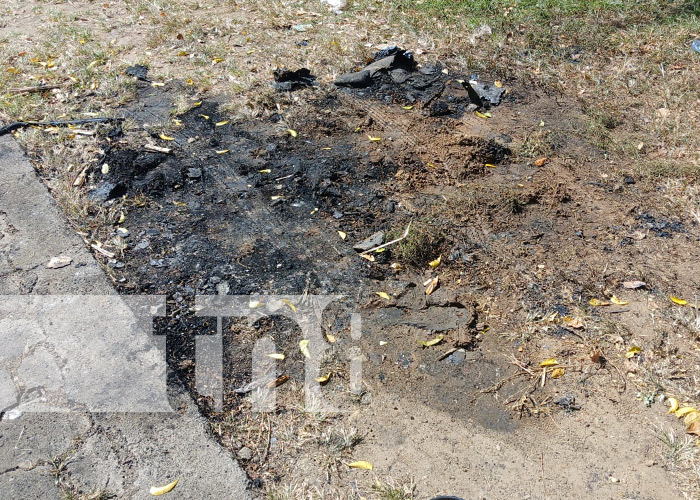 Foto: Caponera queda hecha cenizas en Villa El Carmen / TN8