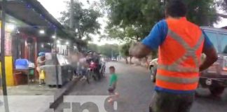 Foto: Casi ocurre una tragedia con un niño en Managua / TN8