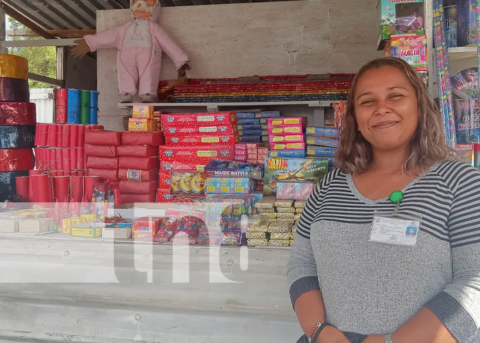 Foto: Venta de pólvora en Managua / TN8