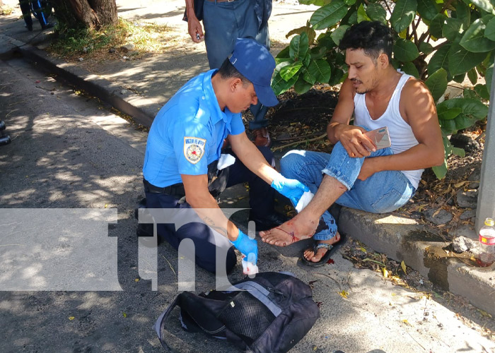 Foto: Accidente de tránsito en La Tenderí, Managua / TN8