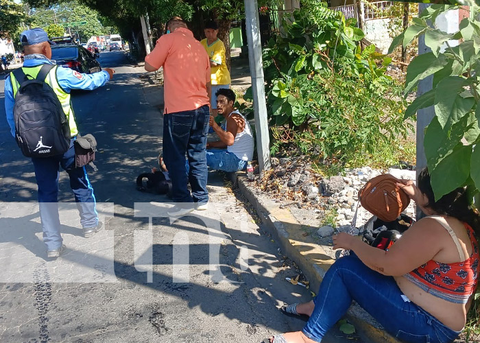 Foto: Accidente de tránsito en La Tenderí, Managua / TN8