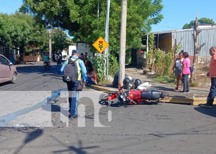 Foto: Accidente de tránsito en La Tenderí, Managua / TN8