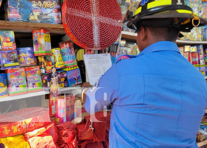 Foto: Inspección de pólvora en Managua / TN8