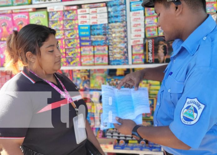 Foto: Inspección de pólvora en Managua / TN8