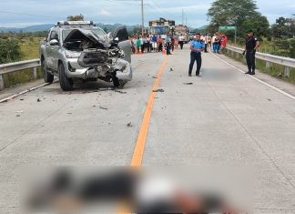 Foto: Dos personas fallecidas en un brutal choque entre motocicleta y camioneta en Rosita/TN8