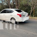 Foto: Accidente de tránsito dejó cuantiosos daños materiales en Juigalpa, Chontales/TN8