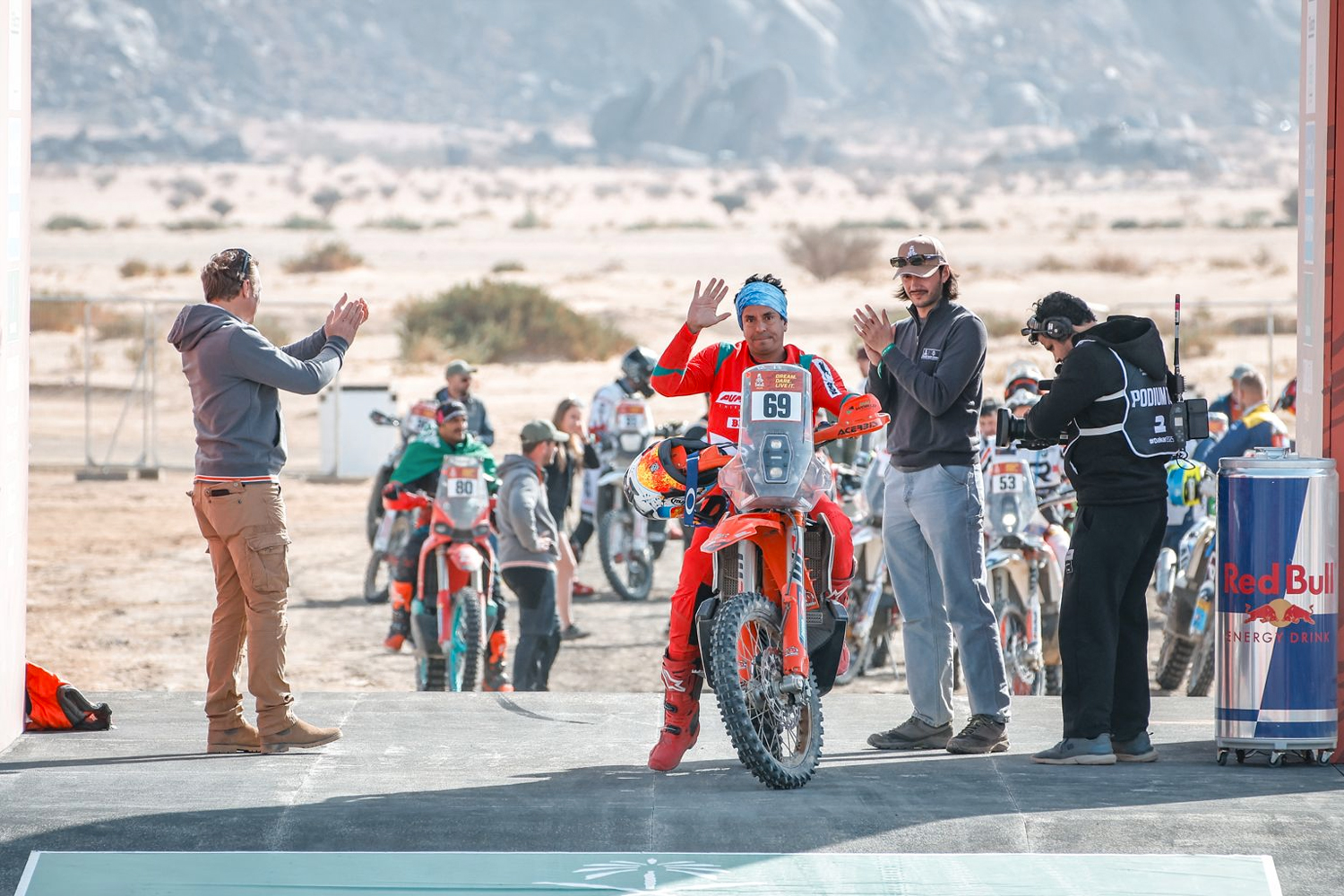 Foto: El Puma Energy Rally Team comenzó la gran aventura del Dakar 2025 en Arabia Saudita / Cortesía