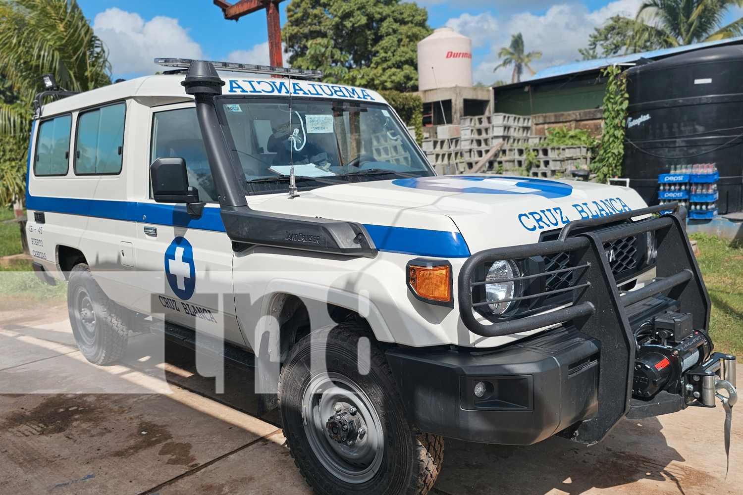 Foto: Nueva ambulancia en Puerto Cabezas/TN8