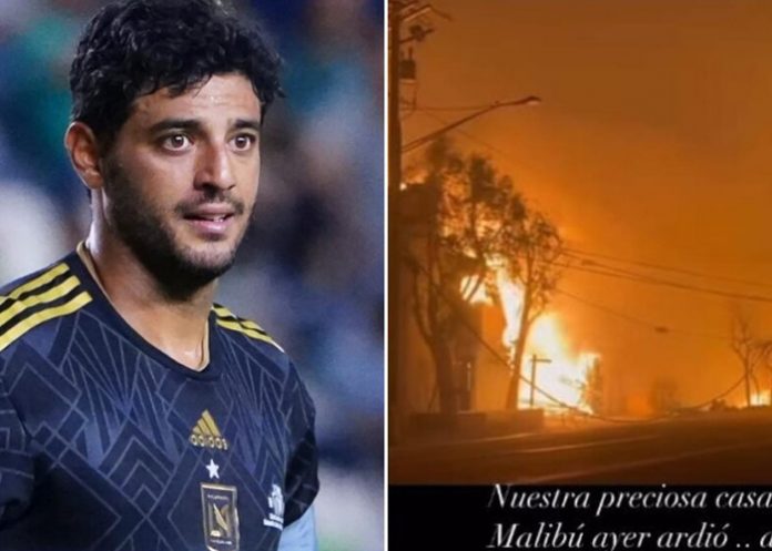 Foto: Carlos Vela pierde su casa en california /cortesía