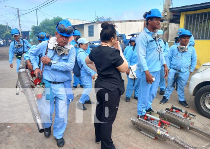 Foto: Fumigación en Managua /cortesía