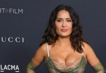 Foto: Salma Hayek sorprende con su look natural y joyas colombianas / Cortesía