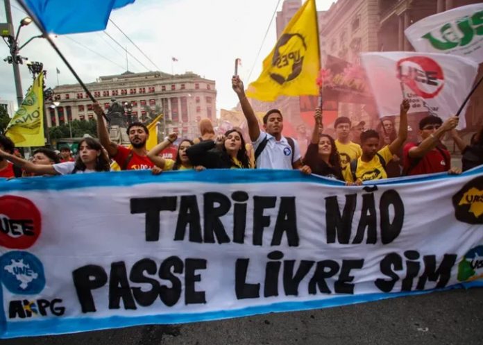 Foto: Protestas en Brasil /cortesía