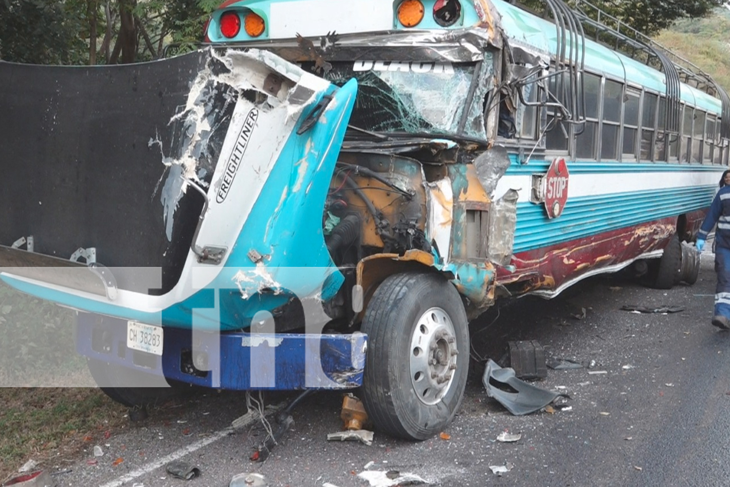 Foto: Accidente de tránsito en la cuesta de La Cucamonga, Estelí/TN8