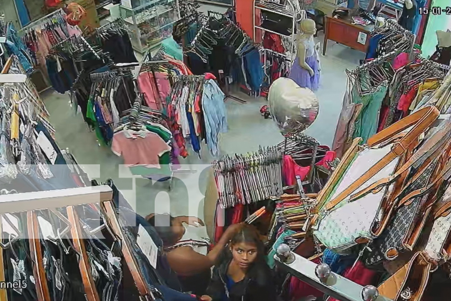 Foto: 5 Gancheras hacen "alarde" en una tienda de Ocotal /TN8