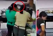 Foto: Brutalidad en México: mujer arrojó aceite hirviendo a vendedora / Cortesía