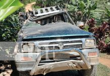 Foto:Un vehículo pierde el control en Jalapa y termina volcán, dejando a dos personas heridas. La recomendación es revisar el estado mecánico./TN8