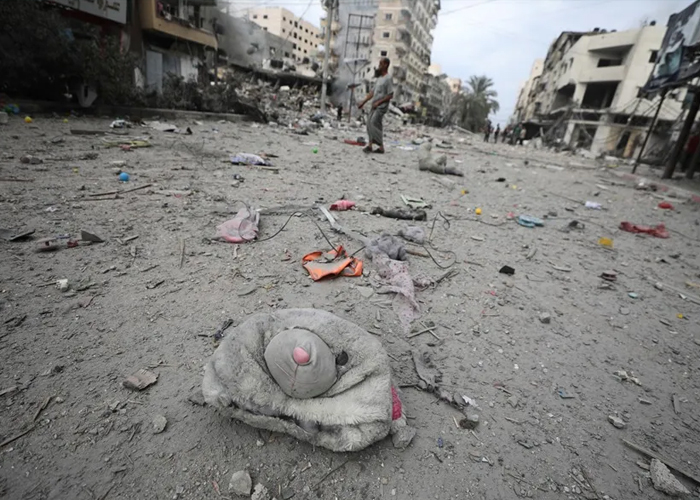 Foto: Gaza llora a sus muertos /cortesía 