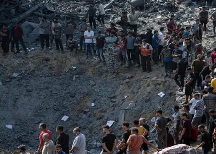 Foto: Denuncian genocidio en Gaza /cortesía