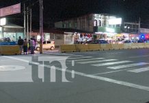 Foto: Motociclista irrespeta paso peatonal y mata a peatón en el Mercado Roberto Huembes/TN8