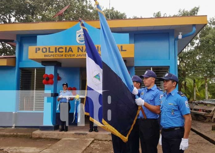 Foto: 1.2 millones de córdobas en remodelación de estación policial en Río Grande / TN8