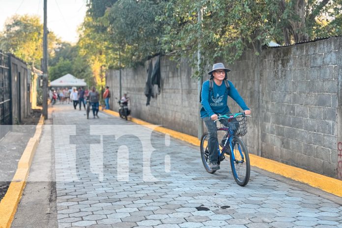 Foto: Chinandega inicia 2025 con nuevas calles adoquinadas para el pueblo/TN8