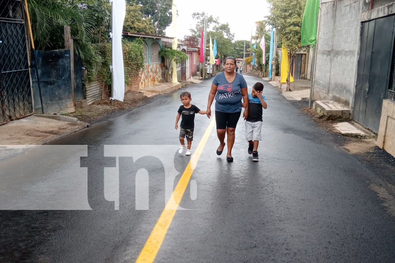 Foto: Barrio Solidaridad, en Managua, alcanza el 95% de cobertura asfáltica en sus calles / TN8