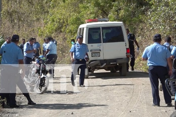 Foto: Policía continua con las investigaciones en el cerro motastepe/TN8