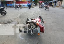 Foto: Desatención a señal de tránsito provoca choque en Rivas /TN8