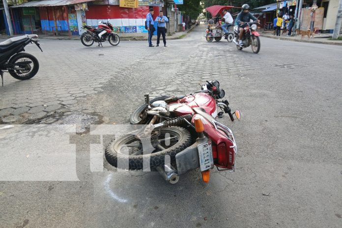 Foto: Desatención a señal de tránsito provoca choque en Rivas /TN8