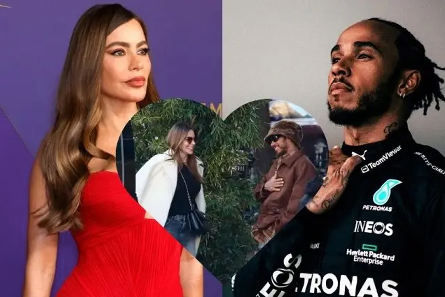 Foto: Sofía Vergara y Lewis Hamilton desatan rumores de romance /Cortesía