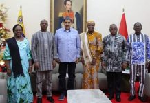 Foto: Delegaciones oficiales se reúnen con Maduro tras inicio de nuevo mandato / Cortesía