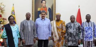 Foto: Delegaciones oficiales se reúnen con Maduro tras inicio de nuevo mandato / Cortesía