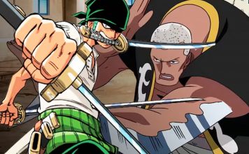 Foto: combate de Roronoa Zoro contra Daz Bonez/Cortesía