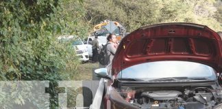 Foto: Accidente de tránsito en la cuesta de La Cucamonga, Estelí/TN8