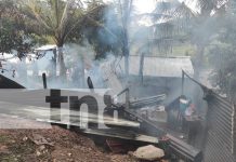 Foto: Familia lo pierde todo tras incendio en Sol de Libertad, Siuna / TN8