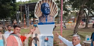 Foto: Jinotepe, Carazo, celebra a Rubén Darío con una escultura de gran significado cultural/TN8