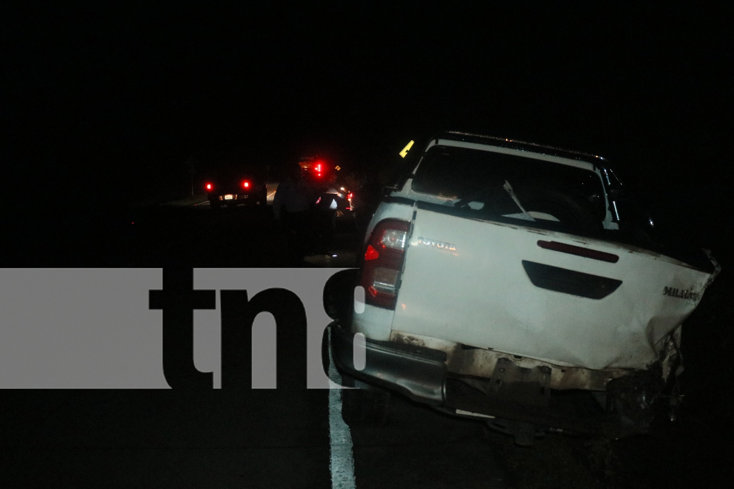 Foto: Explosión de llanta provoca accidente en puente Labu, en Siuna, sin víctimas fatales/TN8