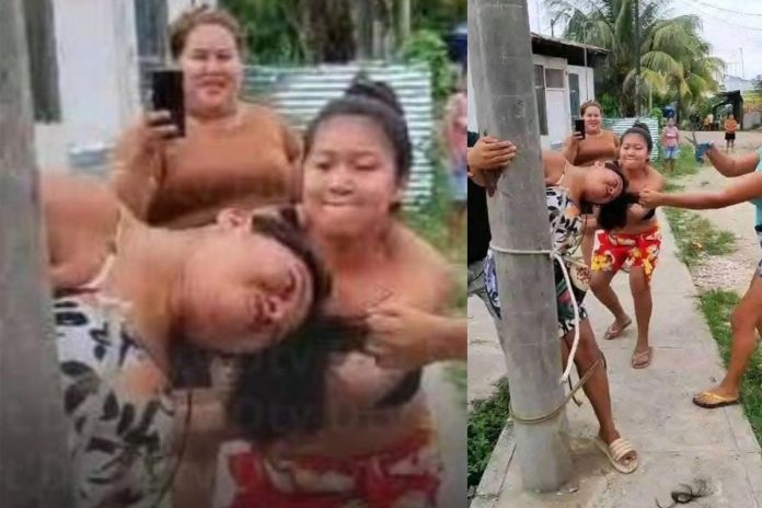 Foto: En Perú amarraron a una mujer y le cortaron el cabello /Cortesía