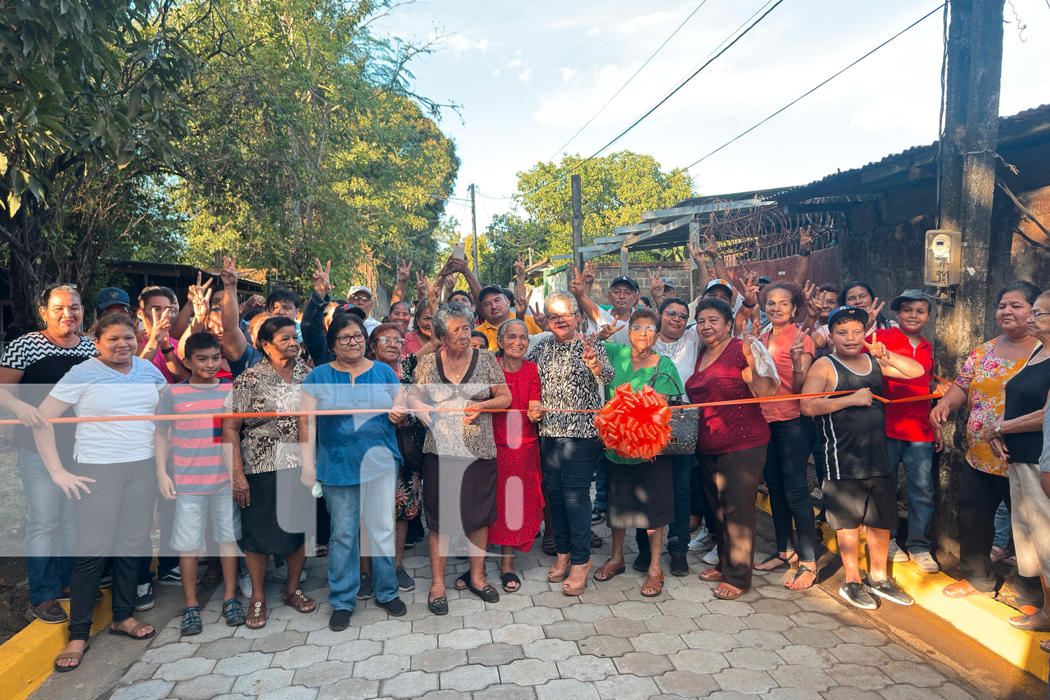 Foto: Chinandega inicia 2025 con nuevas calles adoquinadas para el pueblo/TN8