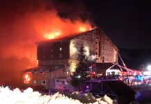 Foto: Incendio en un hotel de Turquía/Cortesía