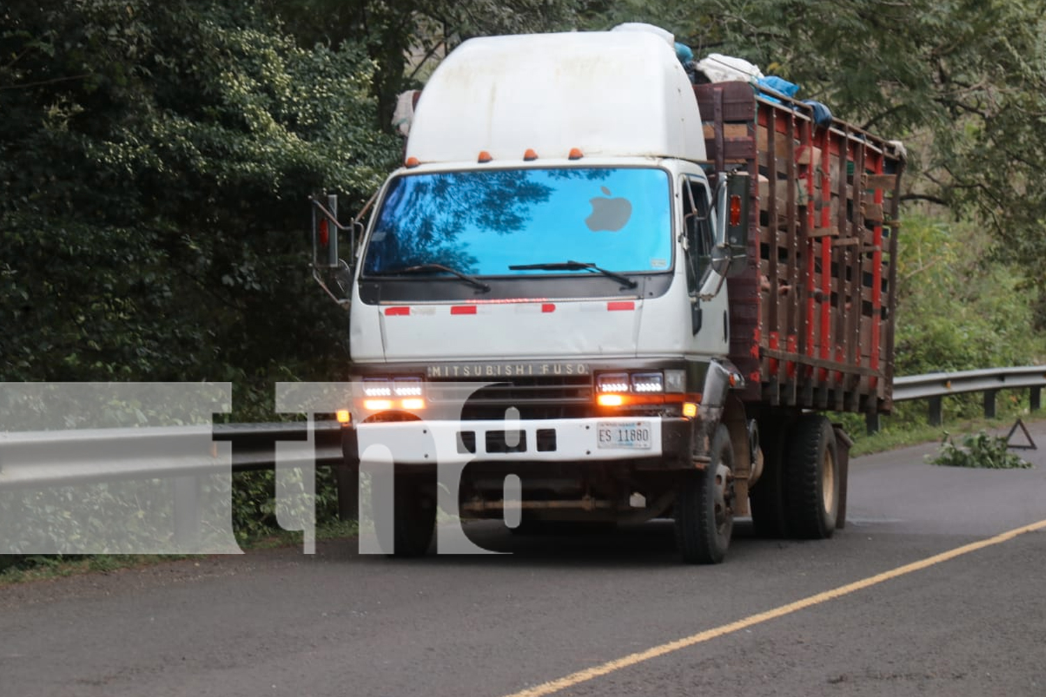 Foto: Kilómetro 160 de la carretera que conduce de la ciudad de Matagalpa/TN8