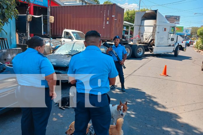 Foto: Lamentable accidente en el sector del barrio La Habana, Managua/TN8