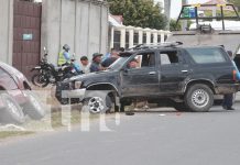 Foto: Conductor ebrio provoca accidente en Estelí y abandona a su familia en el auto volcado/TN8